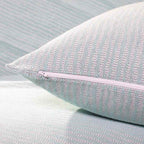 Διακοσμητική Μαξιλαροθήκη Charisma Cotton Stripe / 40x40 / Aqua